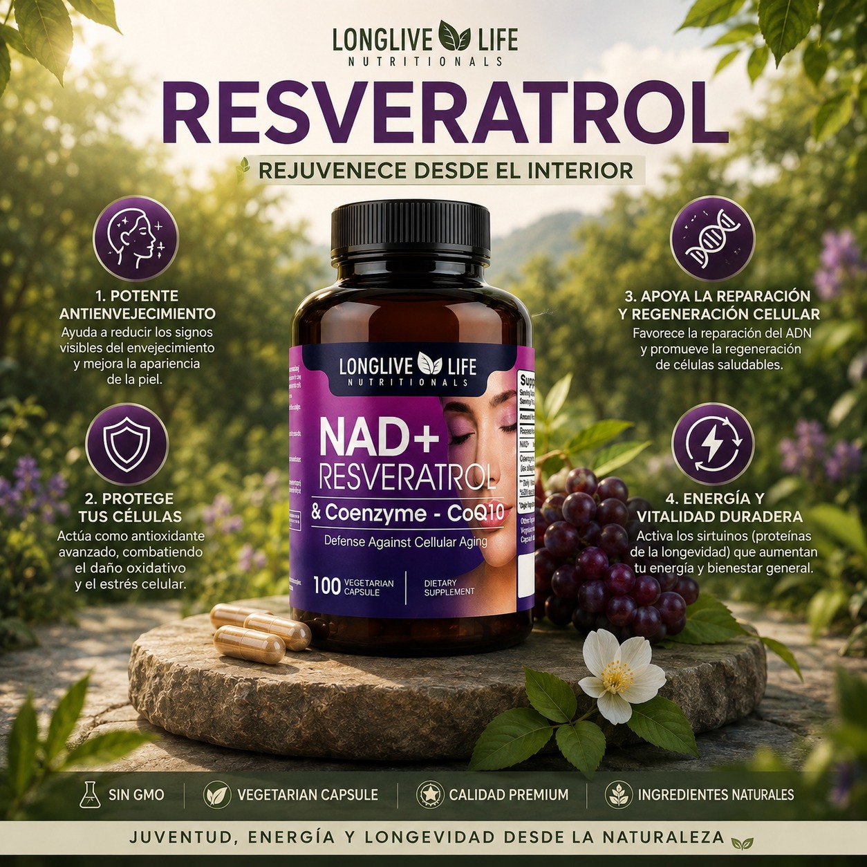 WhatsApp Image 2026-08-17 at 18.42.28 (2) NAD+RESVERATROL + Q10 DE LONG LIVE - Imagen 3